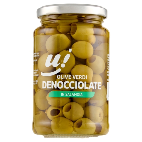 Olive Verdi Denocciolate in Salamoia U!
