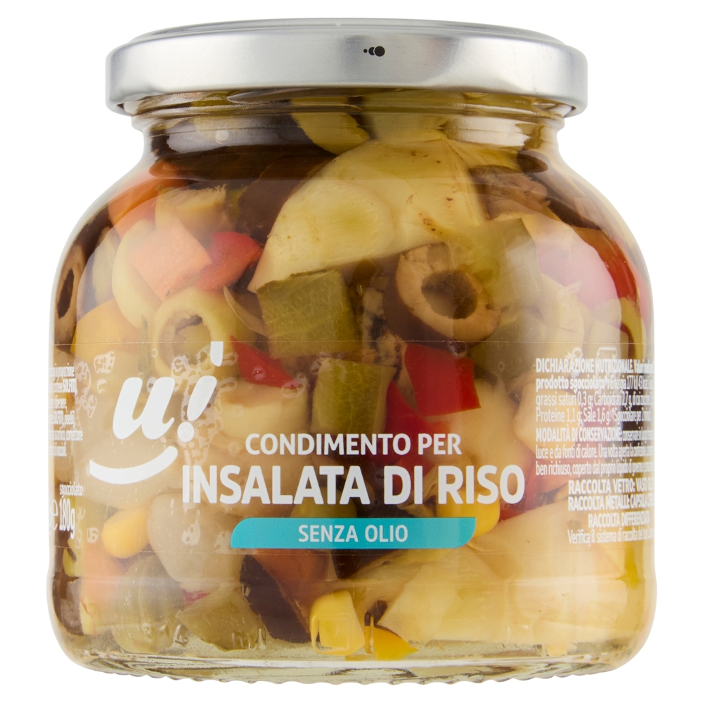 Condimento per Insalata di Riso Senza Olio U!