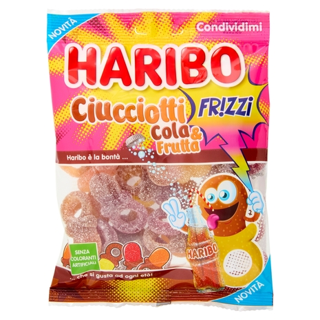 Haribo Ciucciotti Fr!zzi Cola & Frutta 160 g