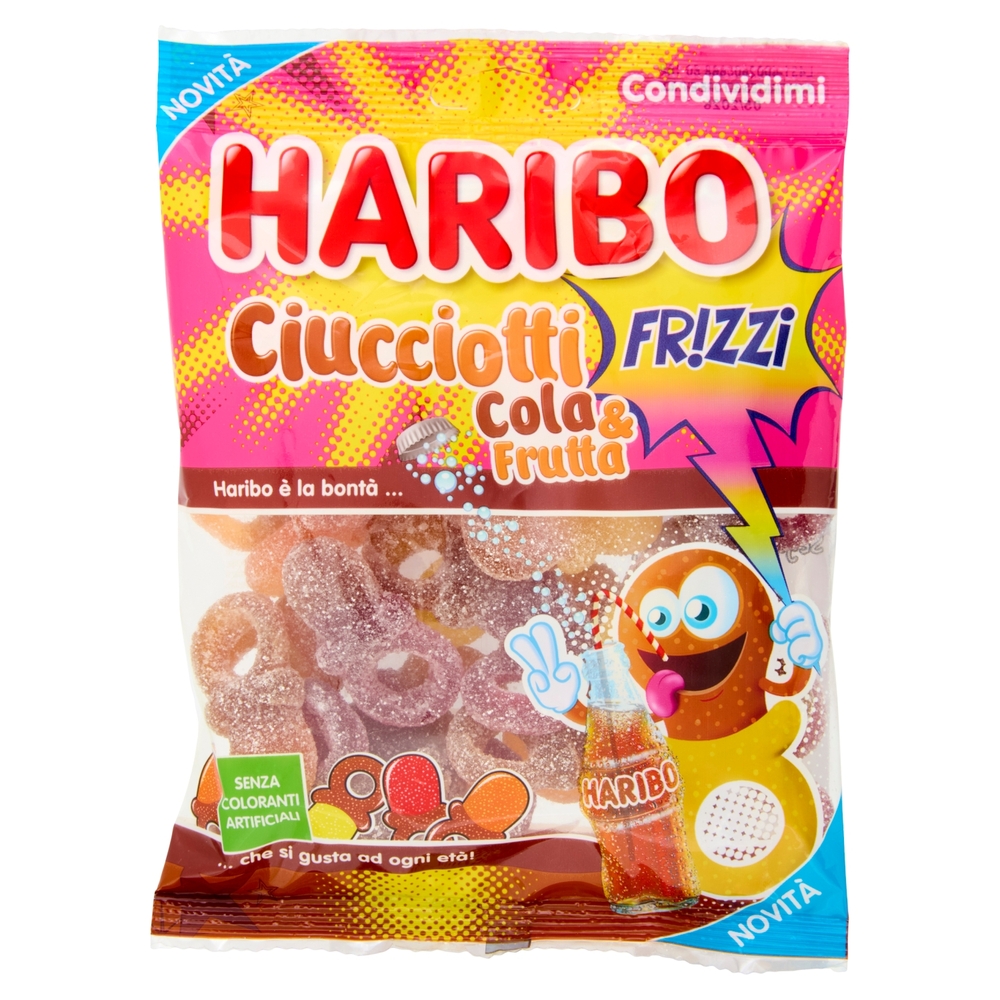 Haribo Ciucciotti Fr!zzi Cola & Frutta 160 g