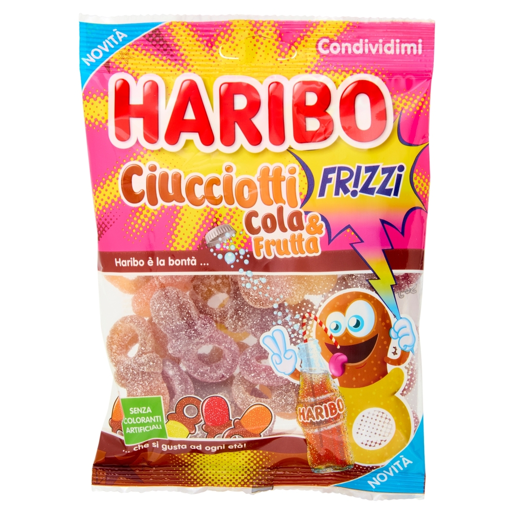 Haribo Ciucciotti Fr!zzi Cola & Frutta 160 g
