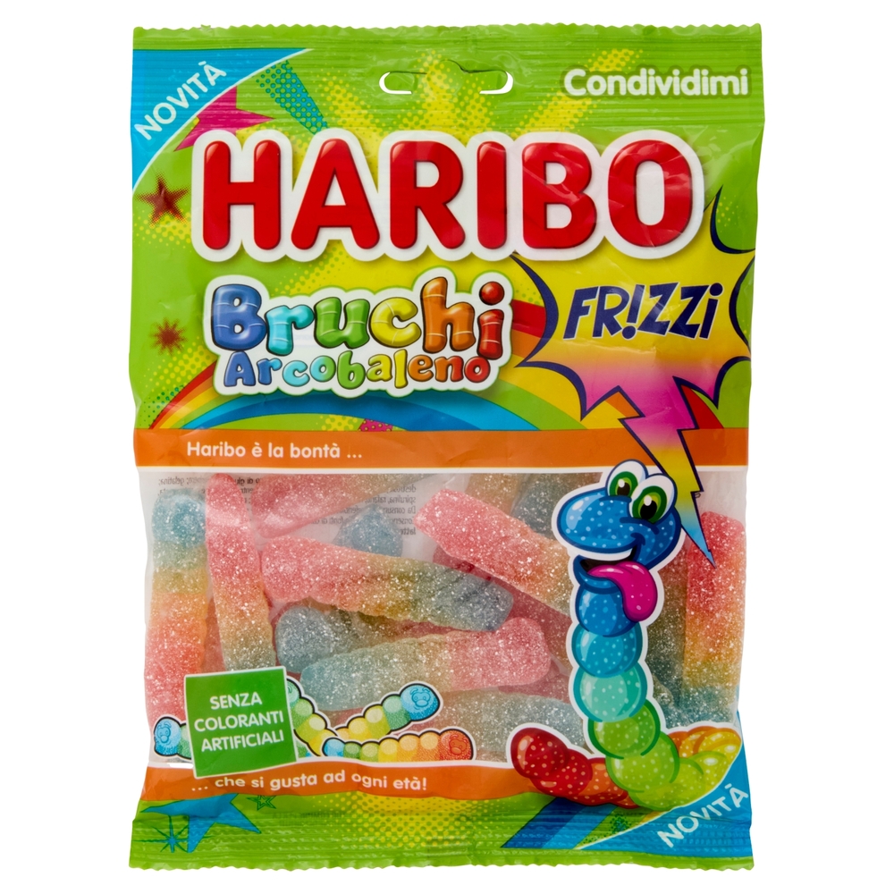 Haribo Bruchi Arcobaleno Fr!zzi 160 g