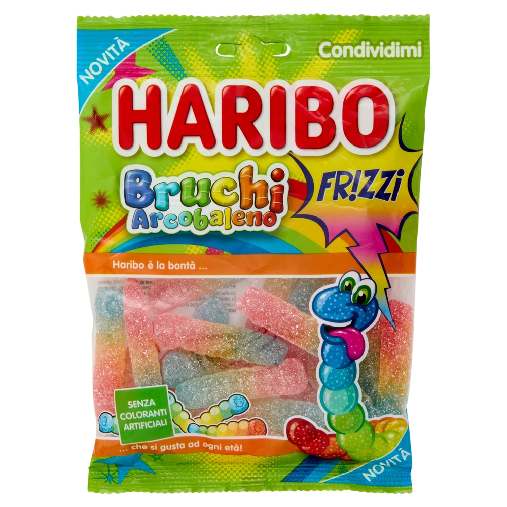 Haribo Bruchi Arcobaleno Fr!zzi 160 g
