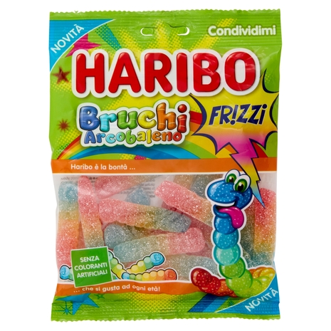 Haribo Bruchi Arcobaleno Fr!zzi 160 g