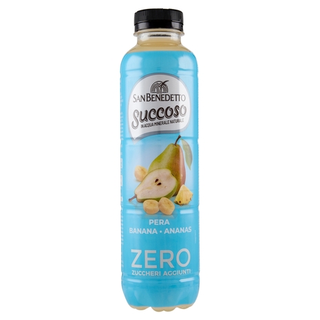 San Benedetto Succoso Zero Pera Banana Ananas 0,40 L