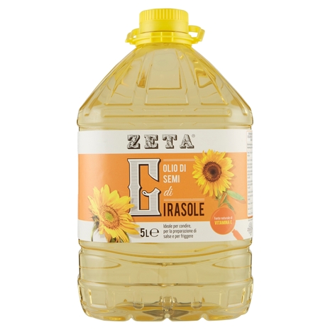 Zeta Olio di Semi di Girasole 5 L