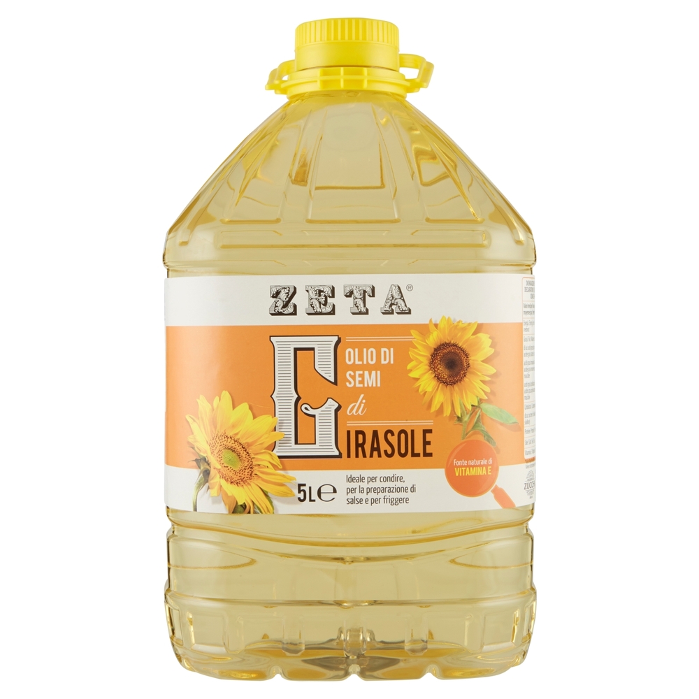 Zeta Olio di Semi di Girasole 5 L