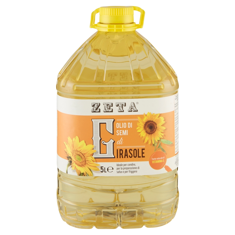 Zeta Olio di Semi di Girasole 5 L