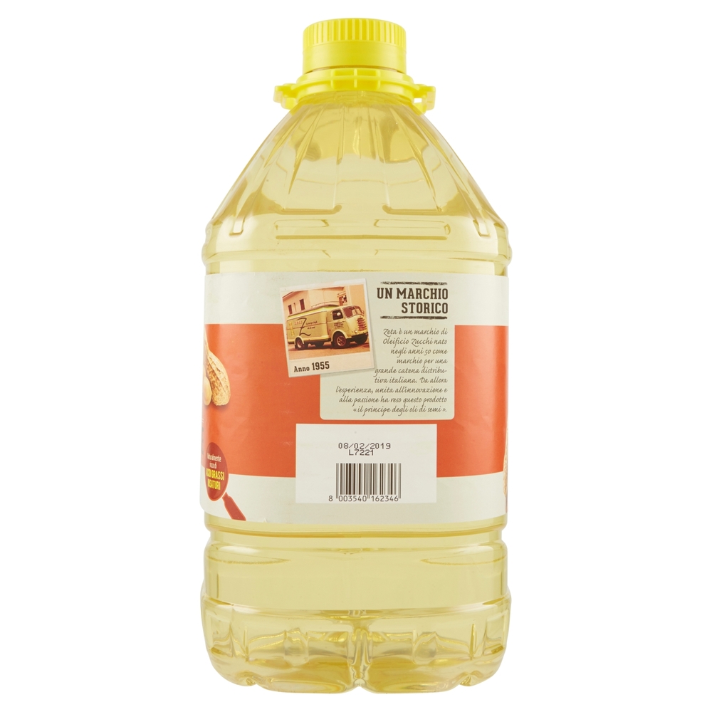 Zeta Olio di Semi di Arachide 5L