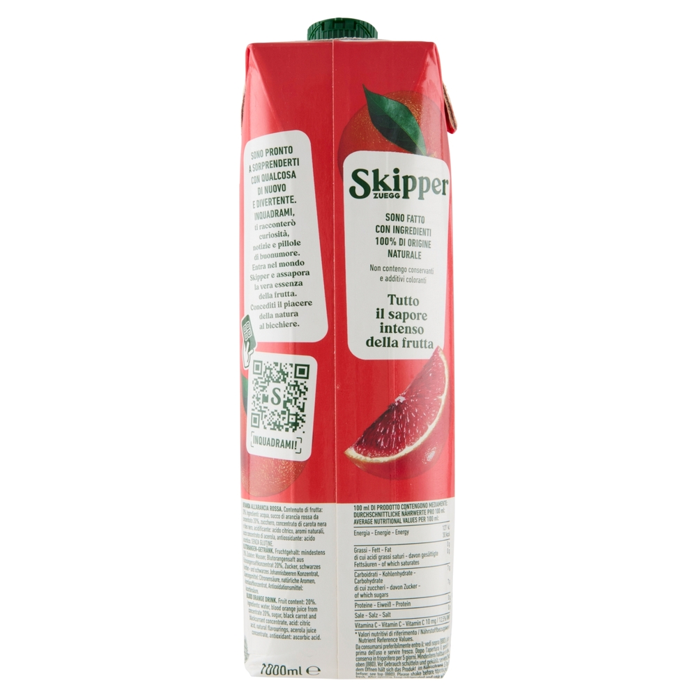 Zuegg Skipper Arancia Rossa Intenso 1000 ml