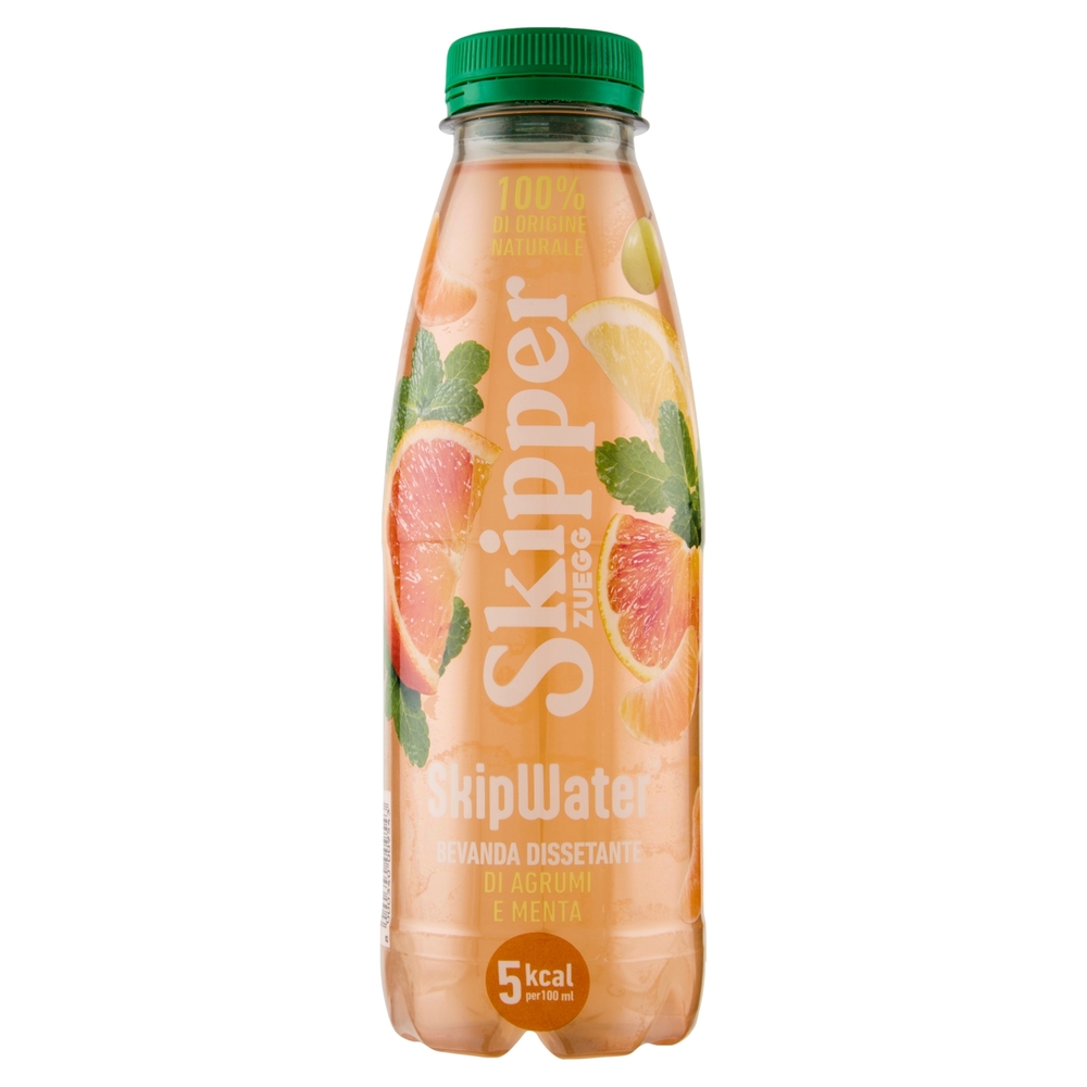Zuegg Skipper SkipWater Bevanda Dissetante di Agrumi e Menta 500 ml