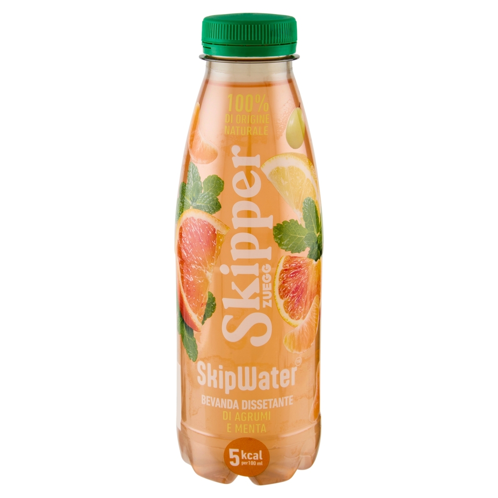 Zuegg Skipper SkipWater Bevanda Dissetante di Agrumi e Menta 500 ml