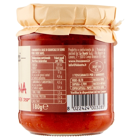 I toscanacci Sugo all'Amatriciana 180 g