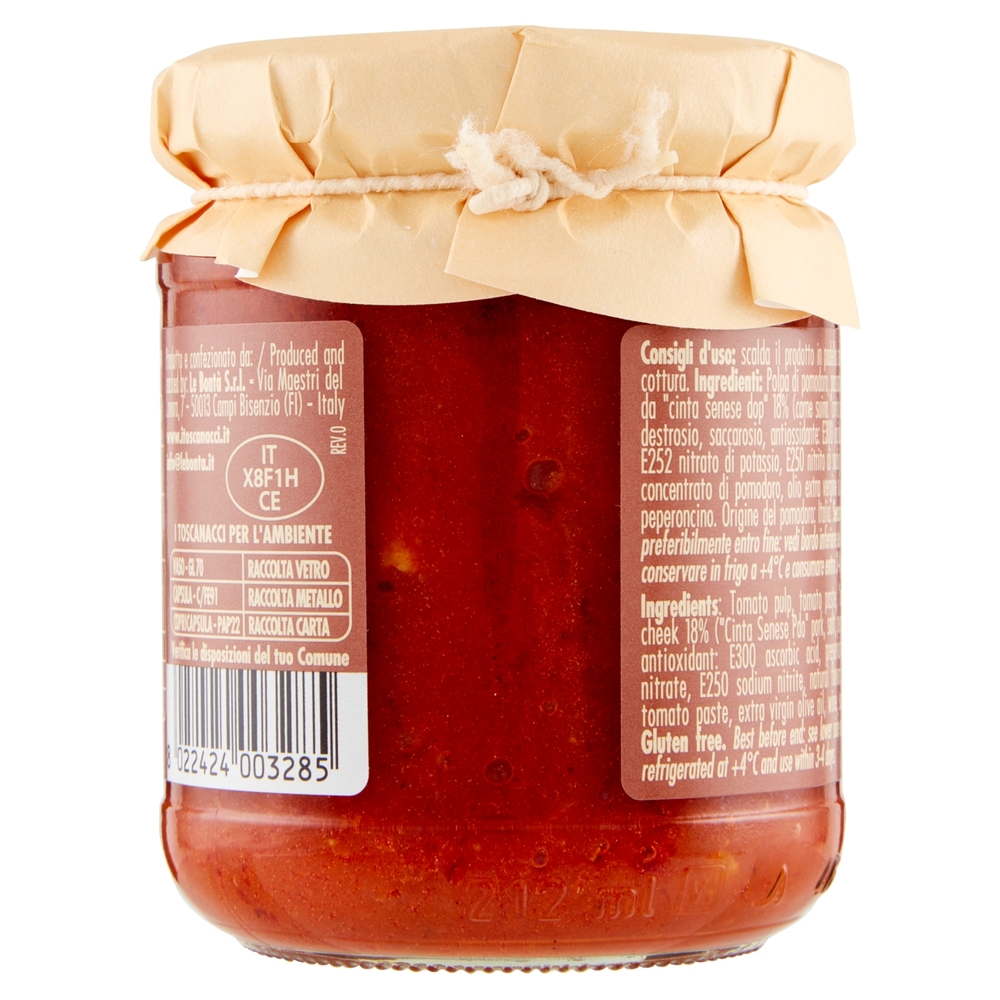 I toscanacci Sugo all'Amatriciana 180 g
