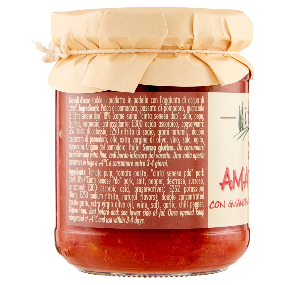 I toscanacci Sugo all'Amatriciana 180 g