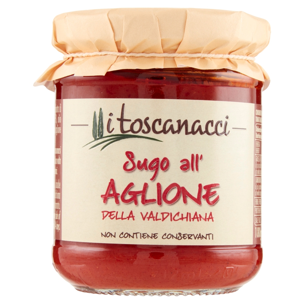 i toscanacci Sugo all'Aglione della Valdichiana 180 g