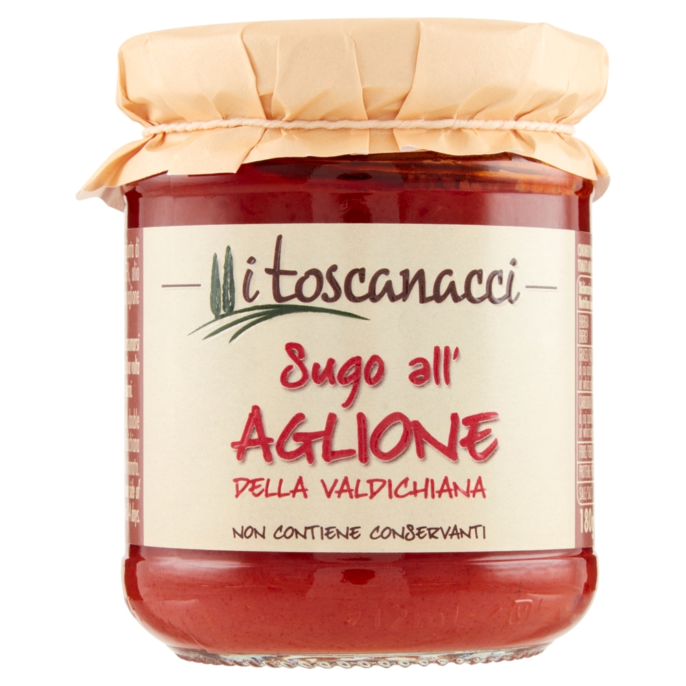 i toscanacci Sugo all'Aglione della Valdichiana 180 g