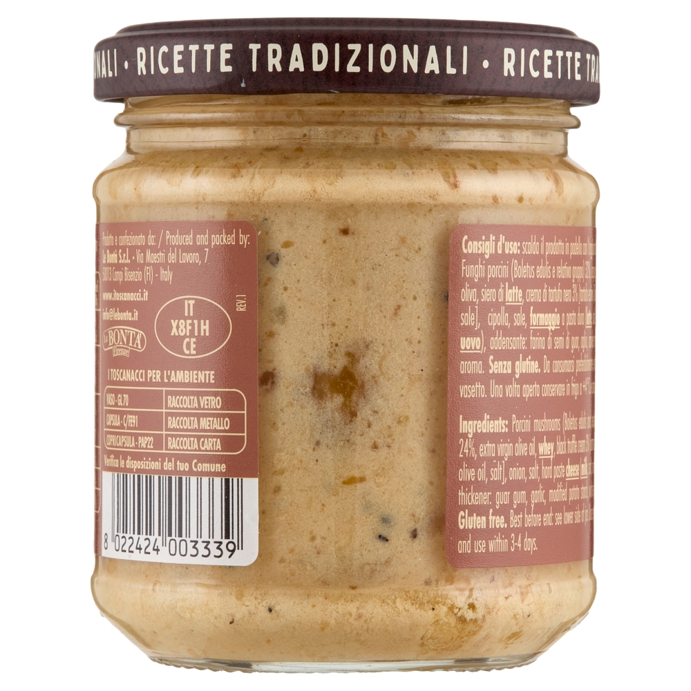 i toscanacci Sugo con Funghi Porcini e Tartufo 180 g