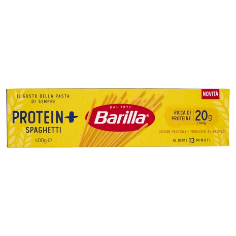Barilla Protein+ Spaghetti, Pasta Ricca di Proteine di Origine Vegetale, 400 g