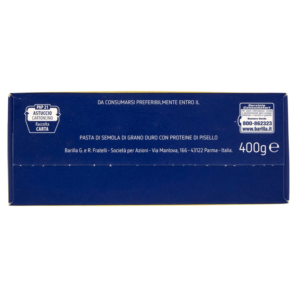 Barilla Protein+ Penne Rigate, Pasta Ricca di Proteine di Origine Vegetale, 400 g