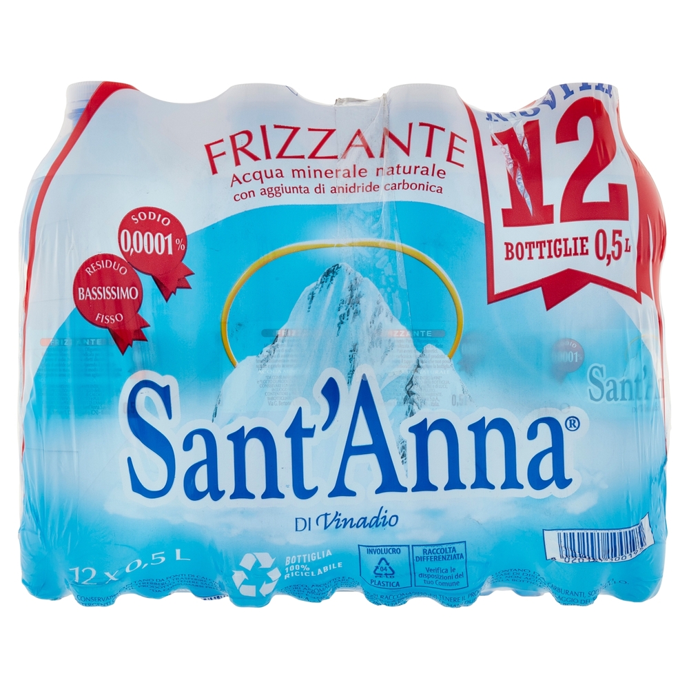 Sant'Anna di Vinadio Frizzante 12 x 0,5 L
