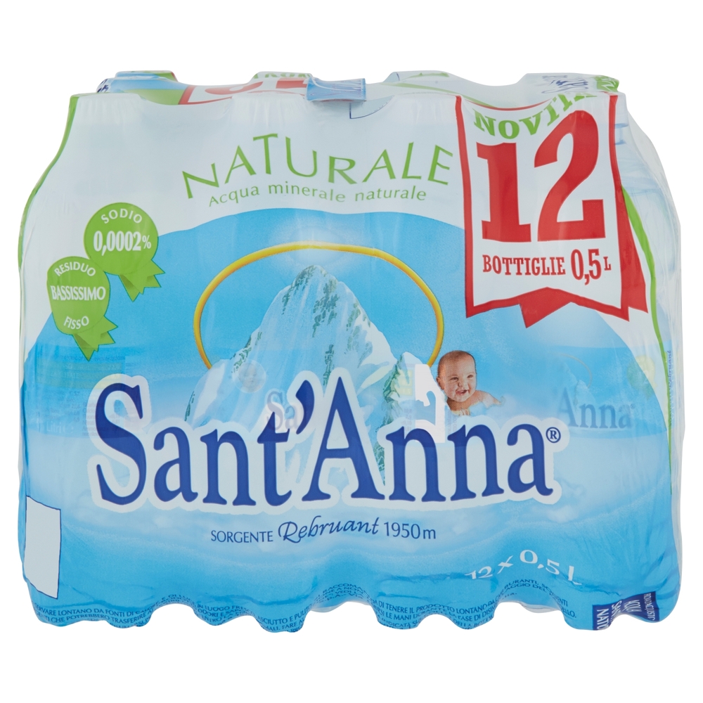 Sant'Anna Naturale Sorgente Rebruant 12 x 0,5 L
