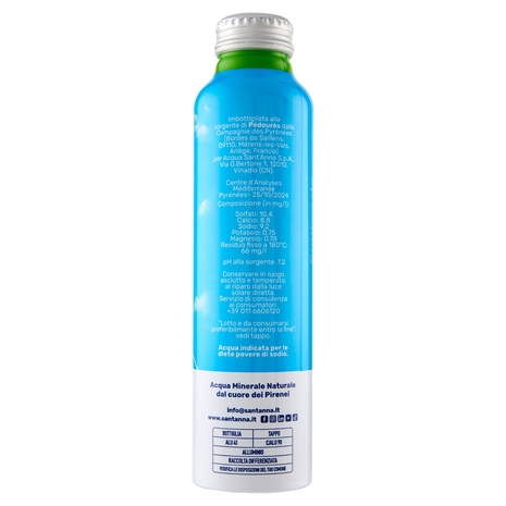 Sant'Anna Source de Pédourès Naturale 500 ml