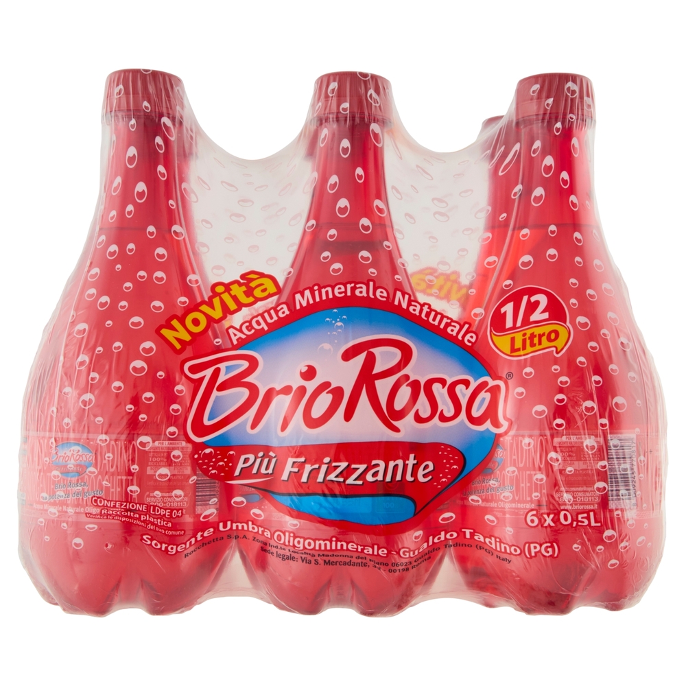 Brio Rossa Più Frizzante Gualdo Tadino 6 x 0,5 L