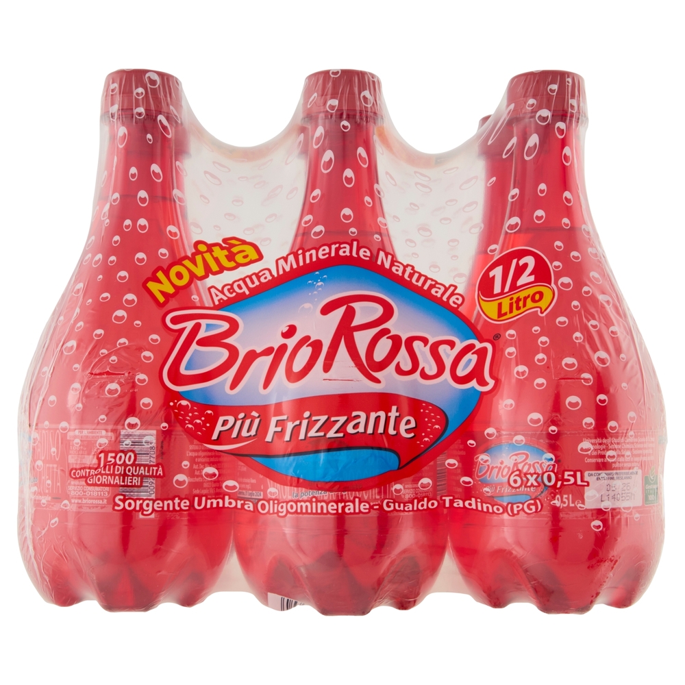 Brio Rossa Più Frizzante Gualdo Tadino 6 x 0,5 L