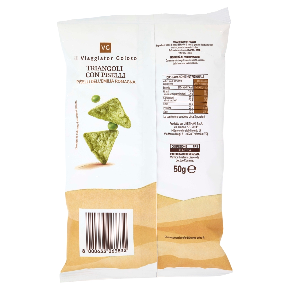 Triangoli con Piselli dell'Emilia Romagna Il Viaggiator Goloso