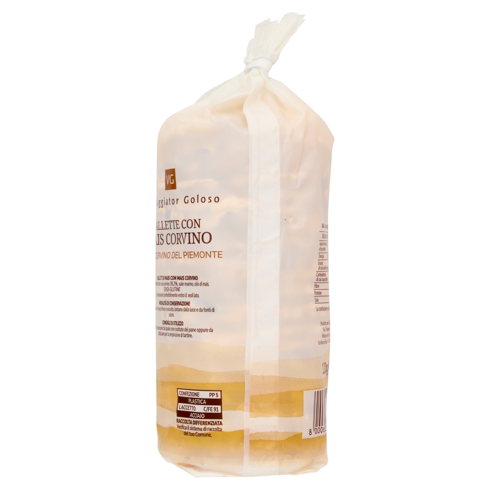 Gallette con Mais Corvino Il Viaggiator Goloso