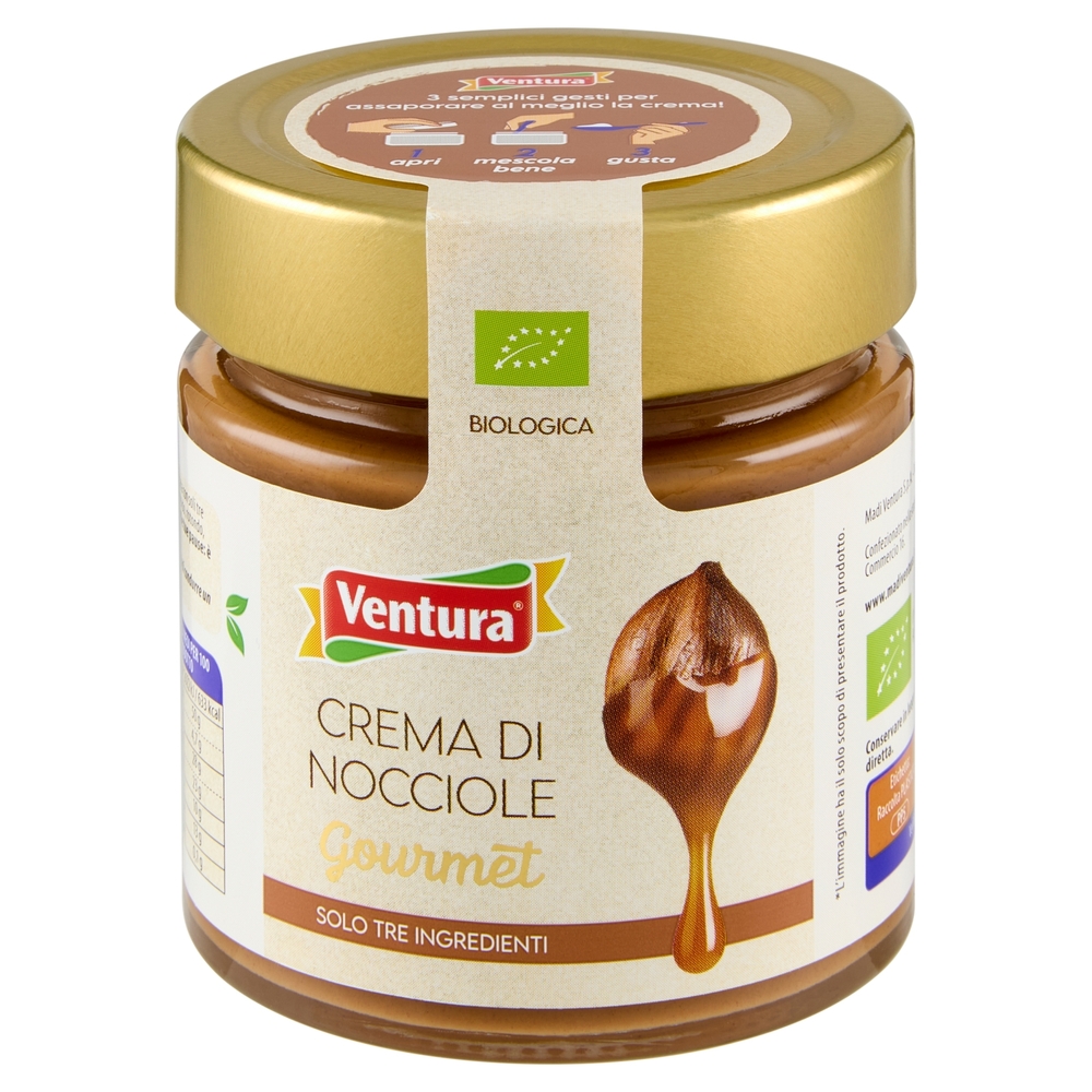 Ventura Crema di Nocciole Gourmet Biologica 175 g