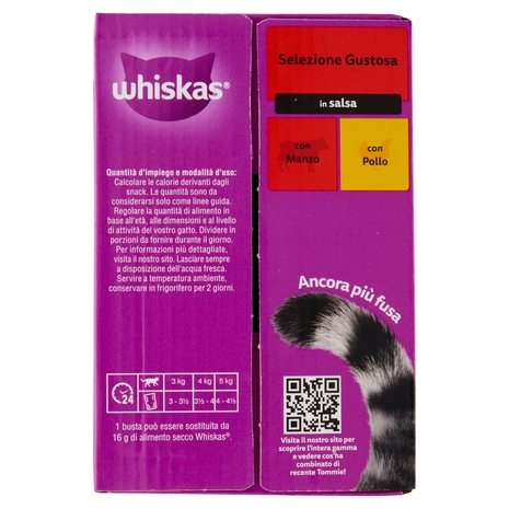 Whiskas Selezione Gustosa in salsa 10x85g