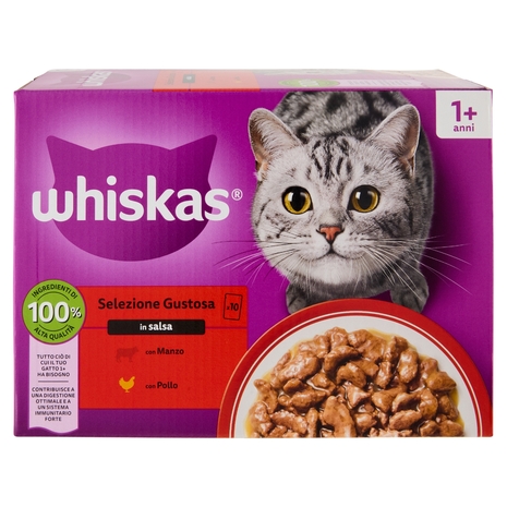 Whiskas Selezione Gustosa in salsa 10x85g