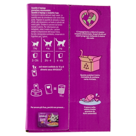 Whiskas Selezione Assortita cibo umido gatto 10x85g