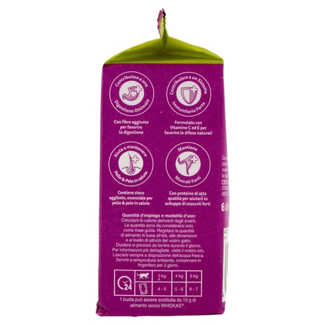 Whiskas Pranzetti Cibo Umido Gatto con Pollo e Tonno in Salsa 6 x 50 g