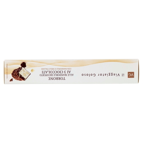 Torrone alle Mandorle Ricoperto ai 3 Cioccolati Il Viaggiator Goloso
