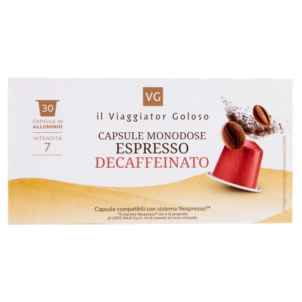Capsule Monodose Espresso Decaffeinato Il Viaggiator Goloso