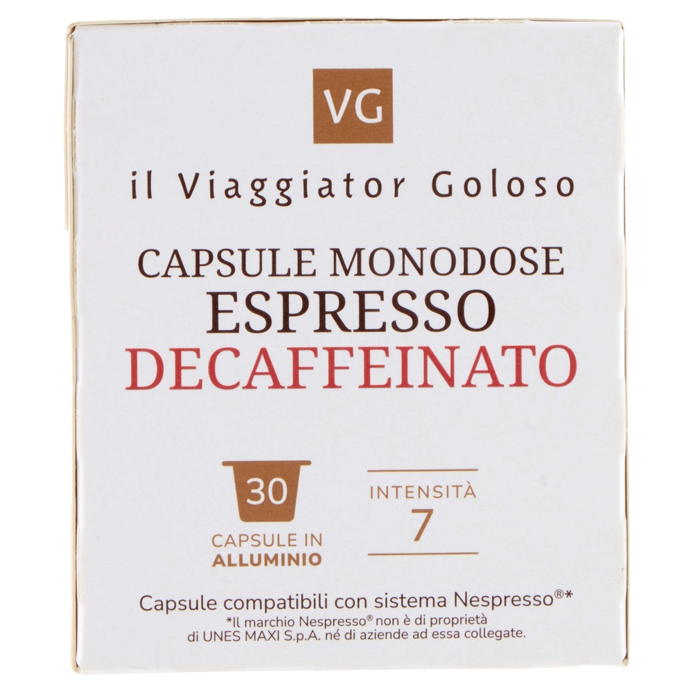 Capsule Monodose Espresso Decaffeinato Il Viaggiator Goloso