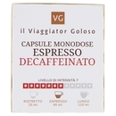 Capsule Monodose Espresso Decaffeinato Il Viaggiator Goloso