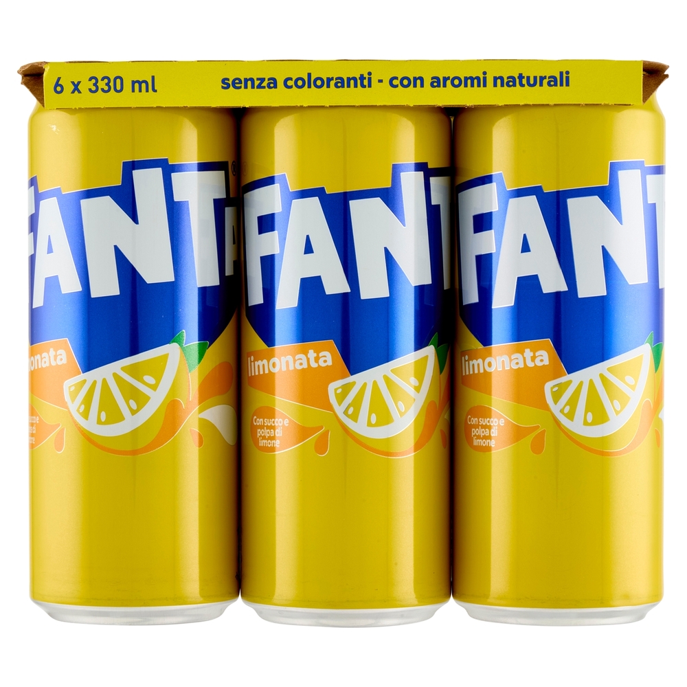 Fanta Lemon Sleek 6 x 33 cl