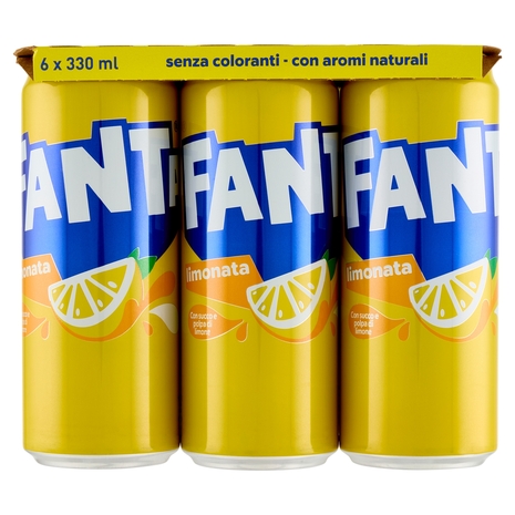 Fanta Lemon Sleek 6 x 33 cl