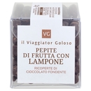 Pepite con Lampone Ricoperte di Cioccolato Fondente Il Viaggiator Goloso