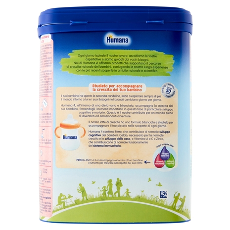 Humana Probalance Piccoli Eroi 4 Latte di crescita 800 g