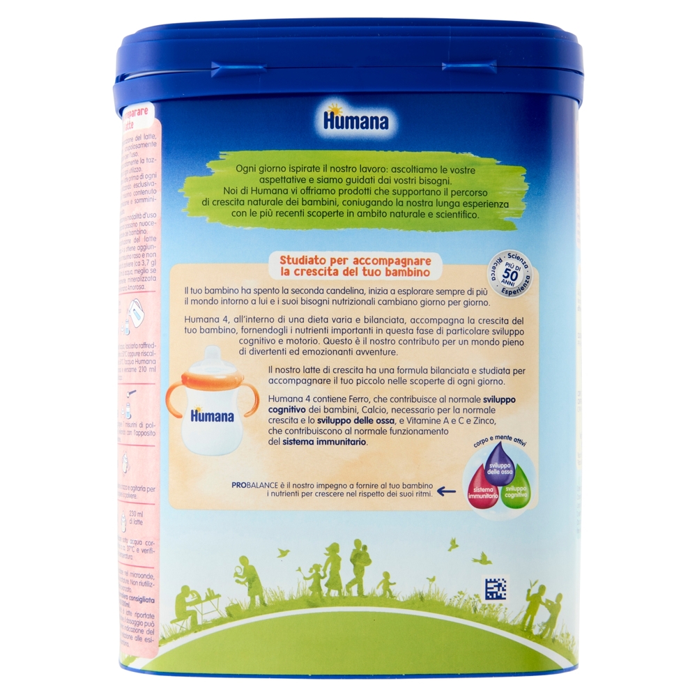 Humana Probalance Piccoli Eroi 4 Latte di crescita 800 g