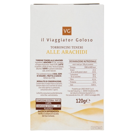 Torroncini Teneri alle Arachidi Il Viaggiator Goloso