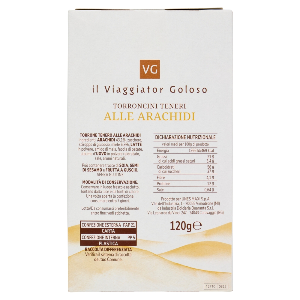 Torroncini Teneri alle Arachidi Il Viaggiator Goloso