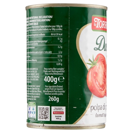 la Torrente Dadini polpa di pomodori 400 g