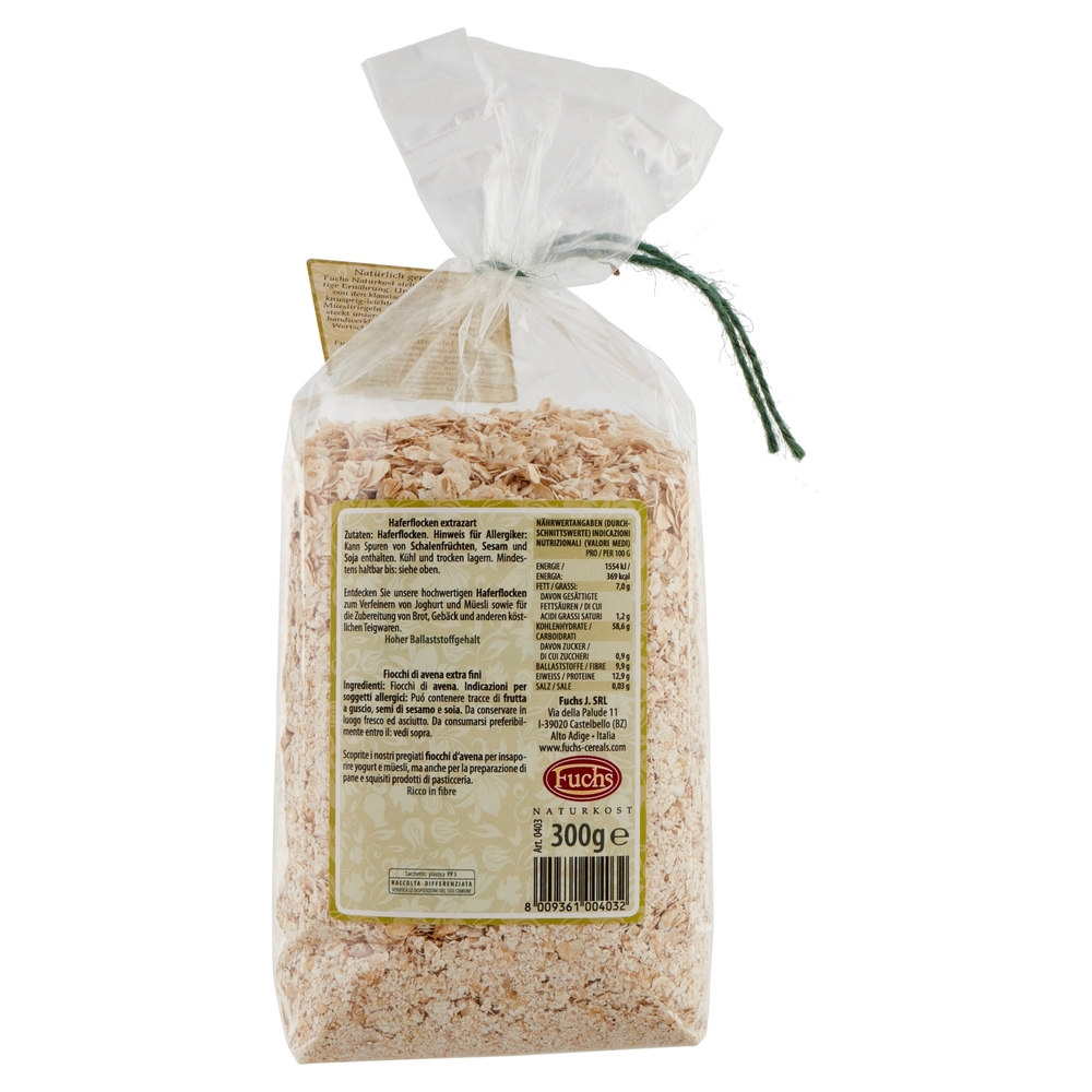 Fuchs Naturkost Fiocchi di avena extra fini 300 g