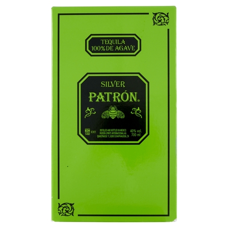 Silver Patrón Tequila 100% de Agave 700 ml
